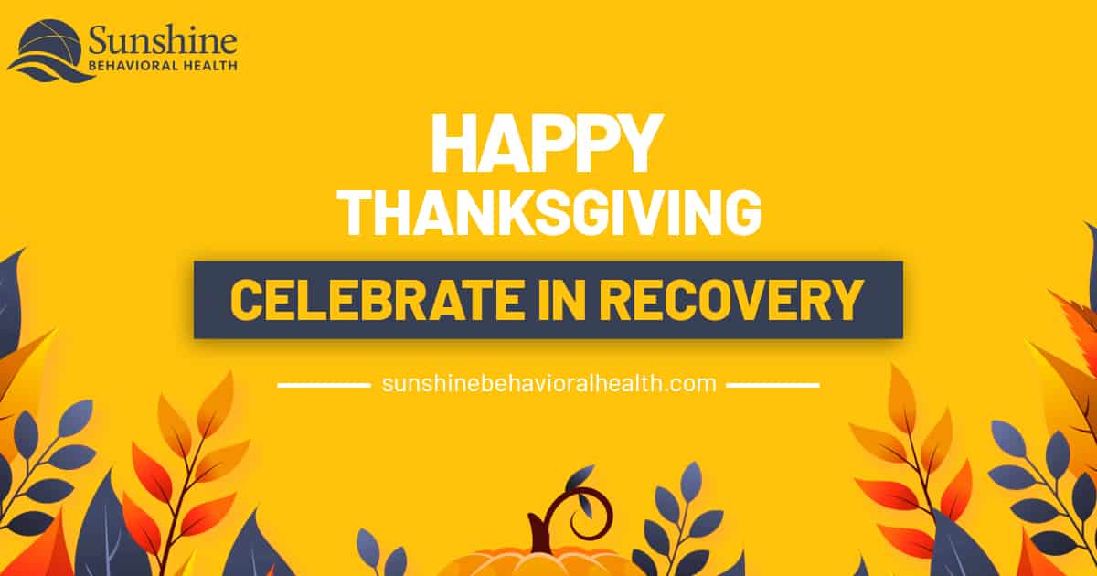 Happy Thanksgiving - Celebrate in Recovery